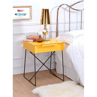 yellow end table wood gualacao end table yellow shop iron round end side table free shipping today yellow end table wood gualacao end table yellow shop iron round end side table free shipping today